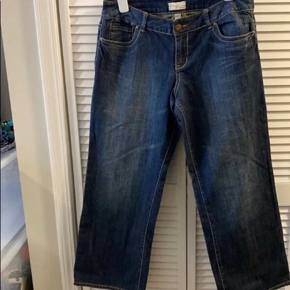 Venezia Jeans Boot Cut Dark Blue Denim - Picture 3 of 3